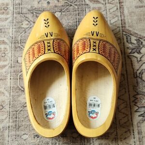 Klompenfabriek Wooden Klompen Clogs Sz 7.5 EUR 38 New